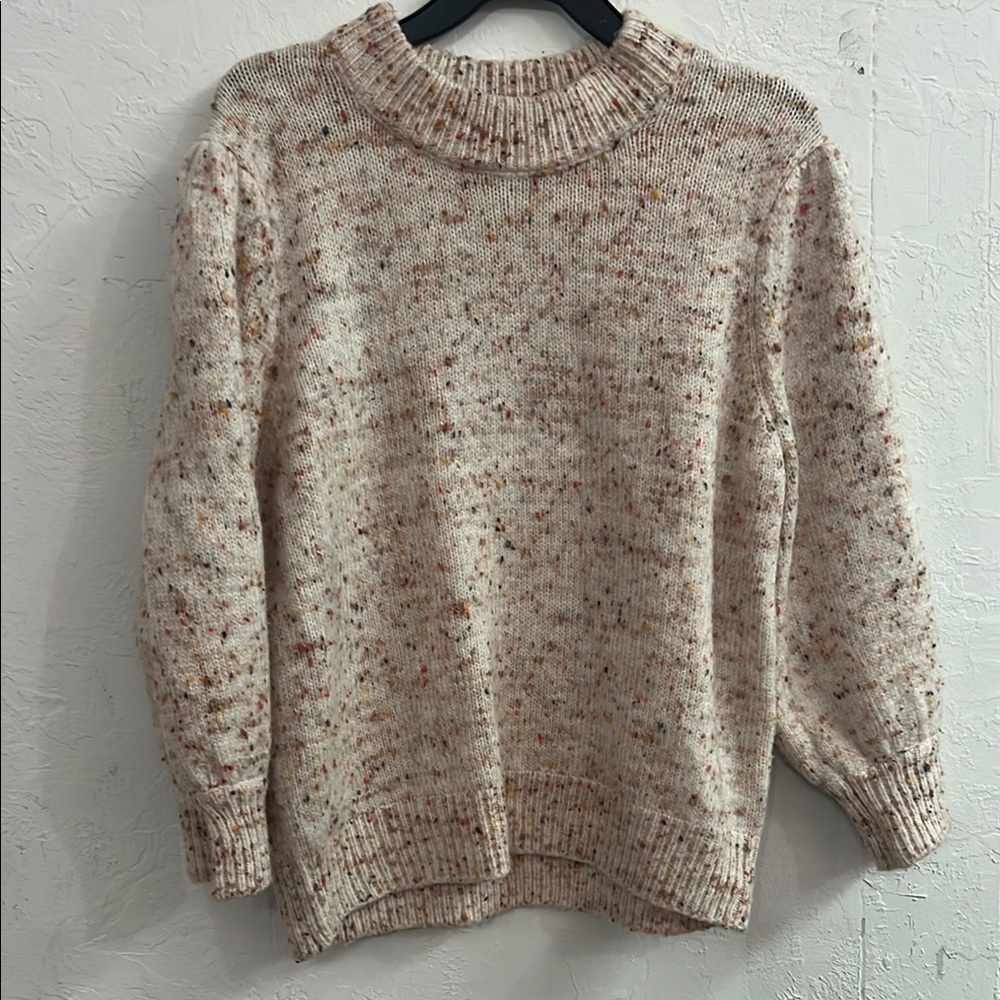 Speckled Cream Sweater